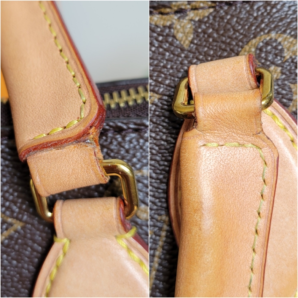 💕Beautiful DISCONTINUED Louis Vuitton Satchel Bag RIVOLI Mm Monogram - Picture 10 of 16